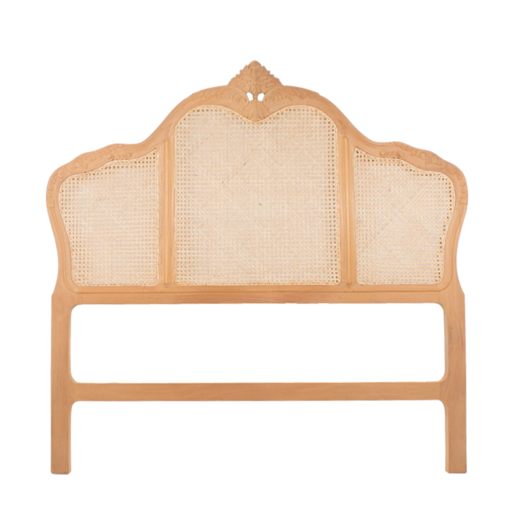 Victorian Rattan Headboard Double Antique Street