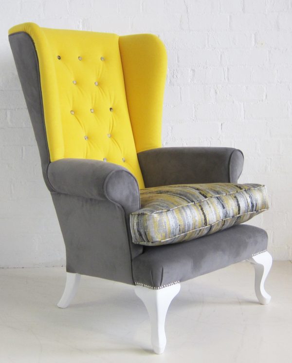 Fully Upholstered Wing Chair