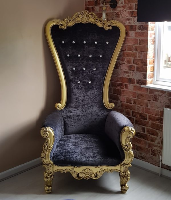Baroque Prince Throne Chair